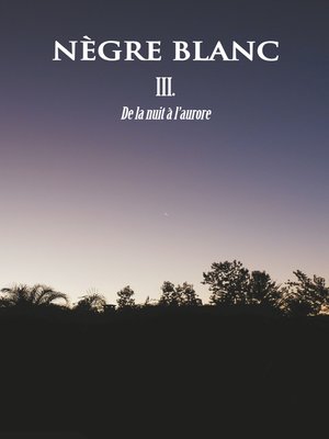 cover image of De la nuit à l'aurore